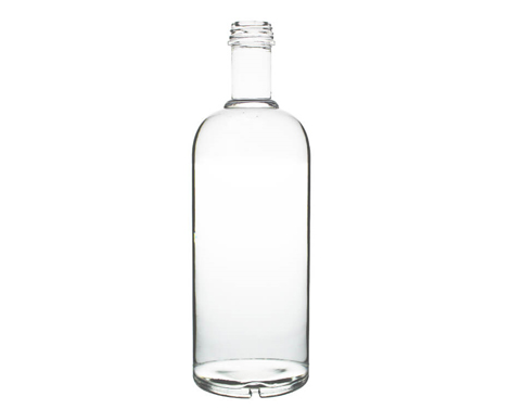 1L Cylinder Okrągła Wódka Top Wysokiej Krzemiennej Wódki