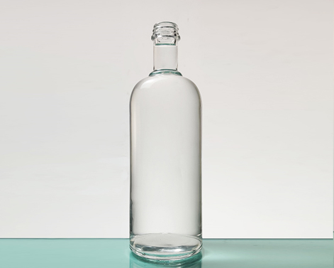 Butelka z owalną wódką o pojemności 500ml szkło o wysokim krzemieniu
