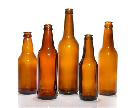 500ml Butelka piwa o okrągłym brązowym kolorze