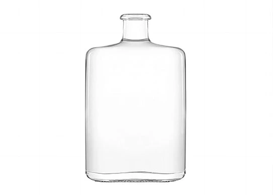 75cl Biodra Butelka na alkohol Owalny kształt Szklane butelki Gin 750ml