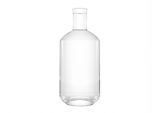 Nowa konstrukcja szklanych butelek 75cl Butelki Gin Gorąca sprzedaż butelek z alkoholem