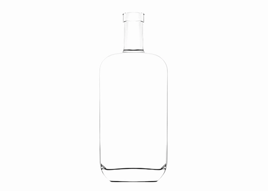 Butelki Bourbon Prostokąt 750ml China Factory Hurtowe butelki alkoholu