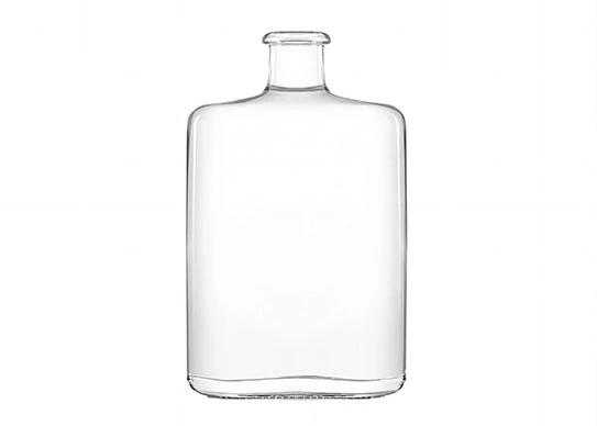 Butelka z alkoholem 70cl Owalny kształt kolby Super Flint Glass