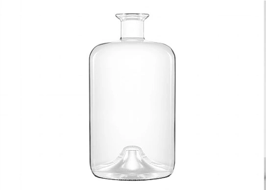 Butelki z Gin 700ml Extra Flint Round 70cl Szklana butelka