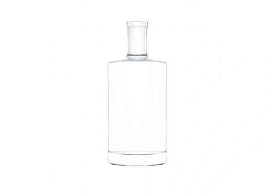 Szklana butelka spirytus 70cl Płaskie ramię Gin Tequila Butelka
