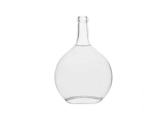 Owalny kształt do pakowania Gin Premium Szklana butelka o pojemności 700ml