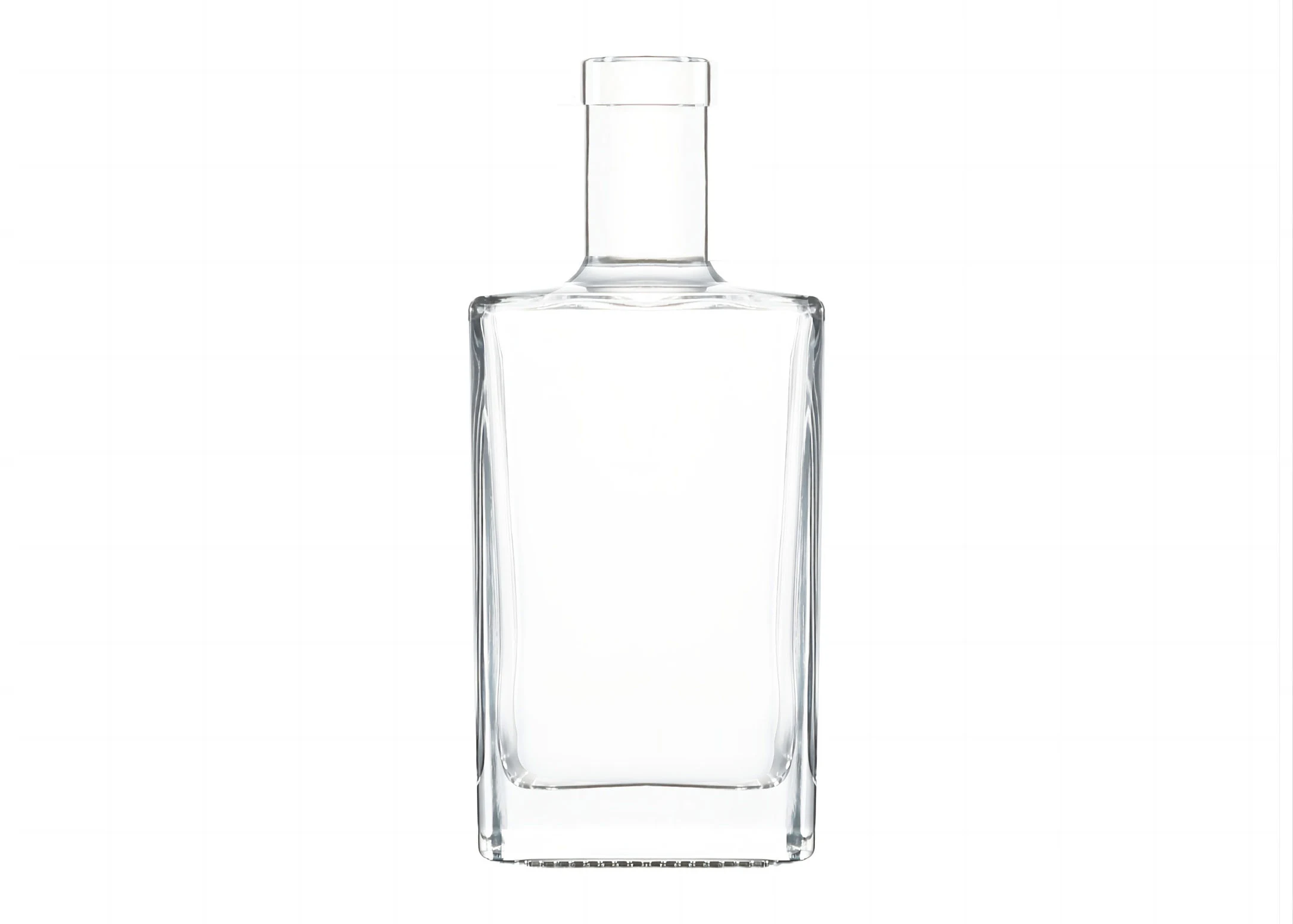 500ml Butelka Gin Premium Pakowanie Ekstra Krzemienna Szklana Dekanter