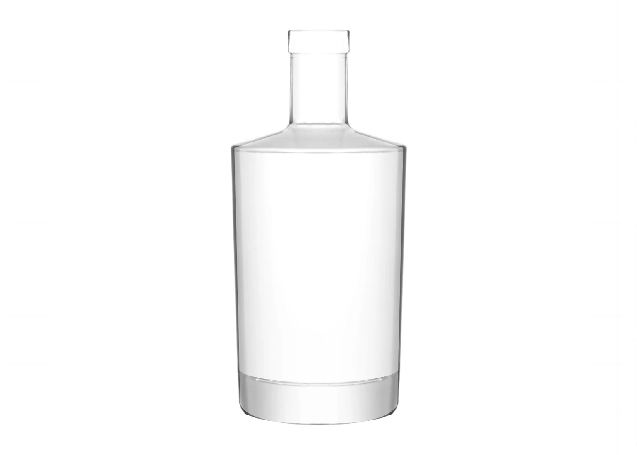 Butelka rumu 500ml Pusta dodatkowa krzemienna szklana luksusowa jakość