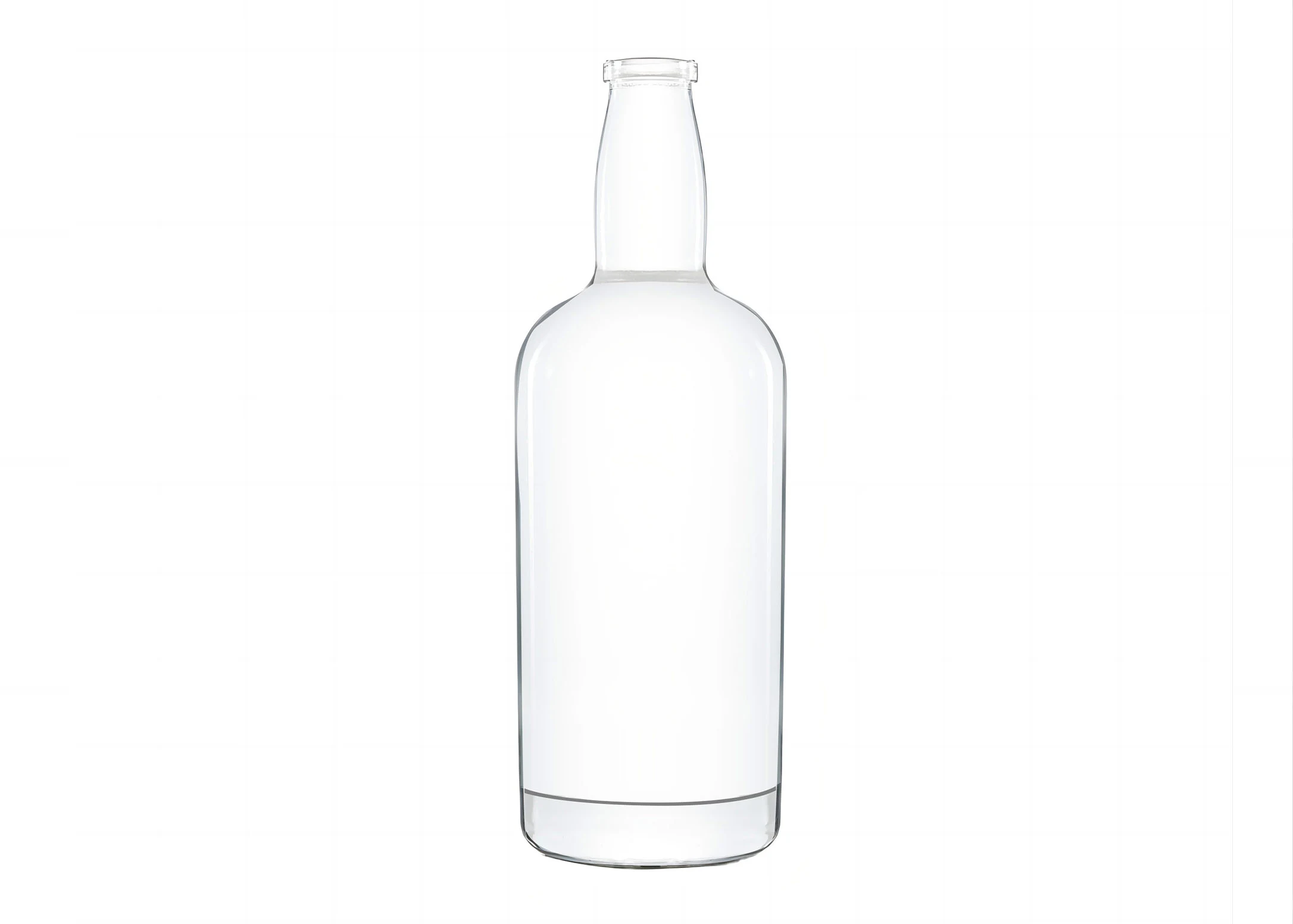 Butelka whisky 500ml Wykończenie korkowe Extra Flint Glass