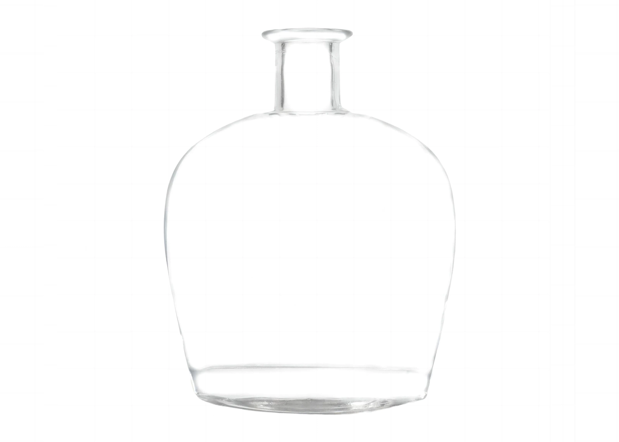 500ml Pusta szklana butelka koniaku Brandy