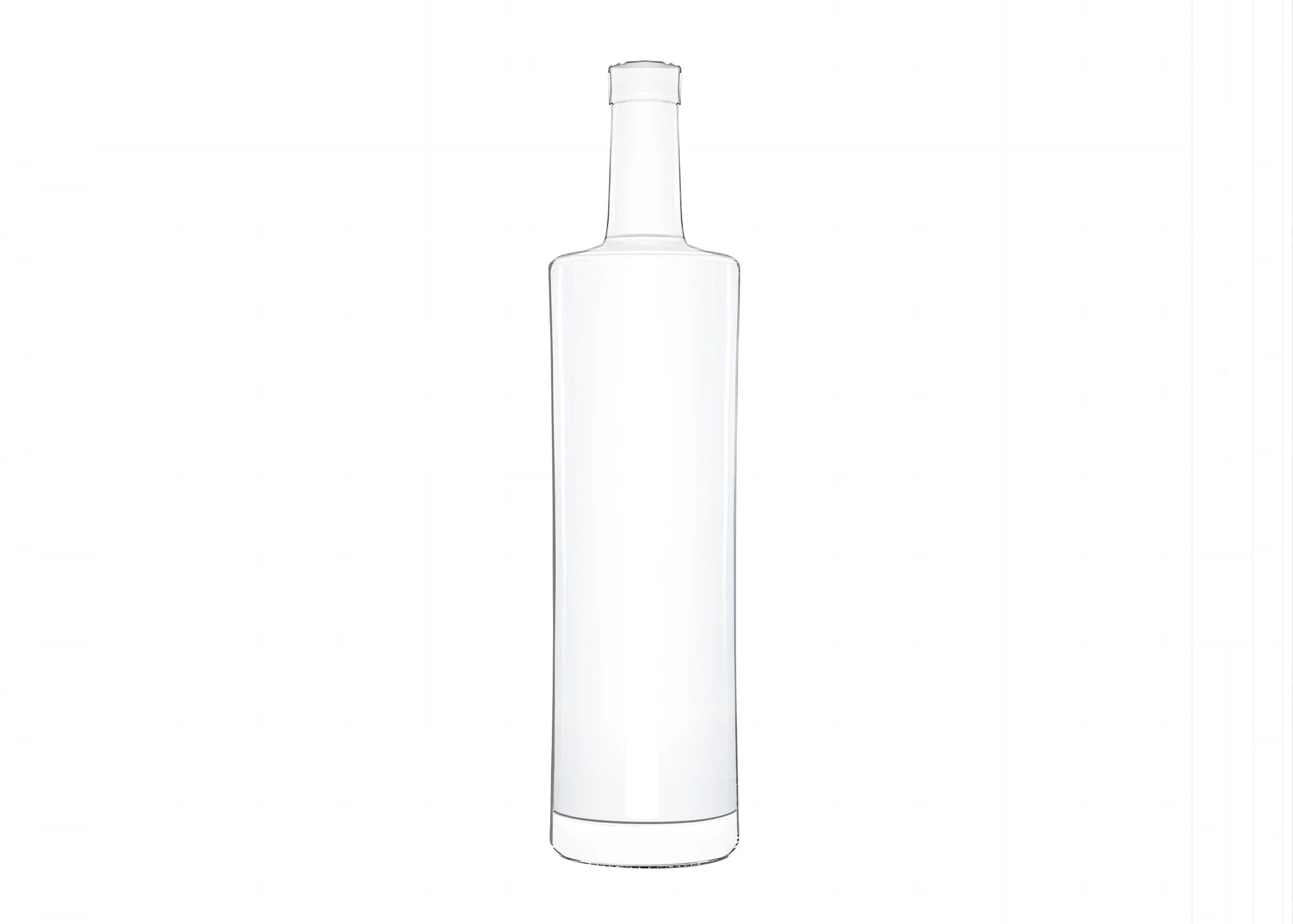 Butelka Kendo 500ml Extra Flint szklana wódka do pakowania