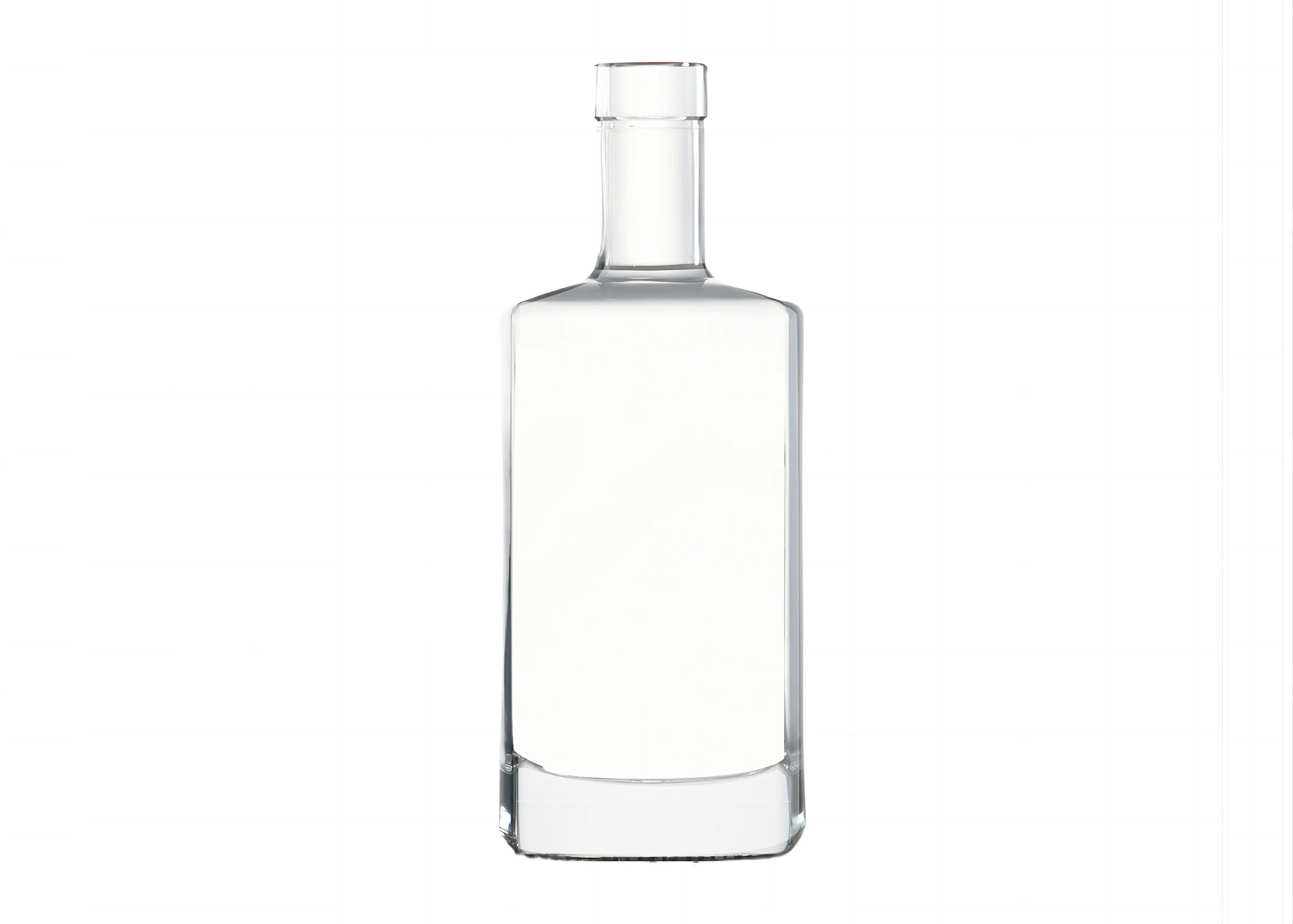 500ml kwadratowe spirytusowe wykończenie talerza butelkowego