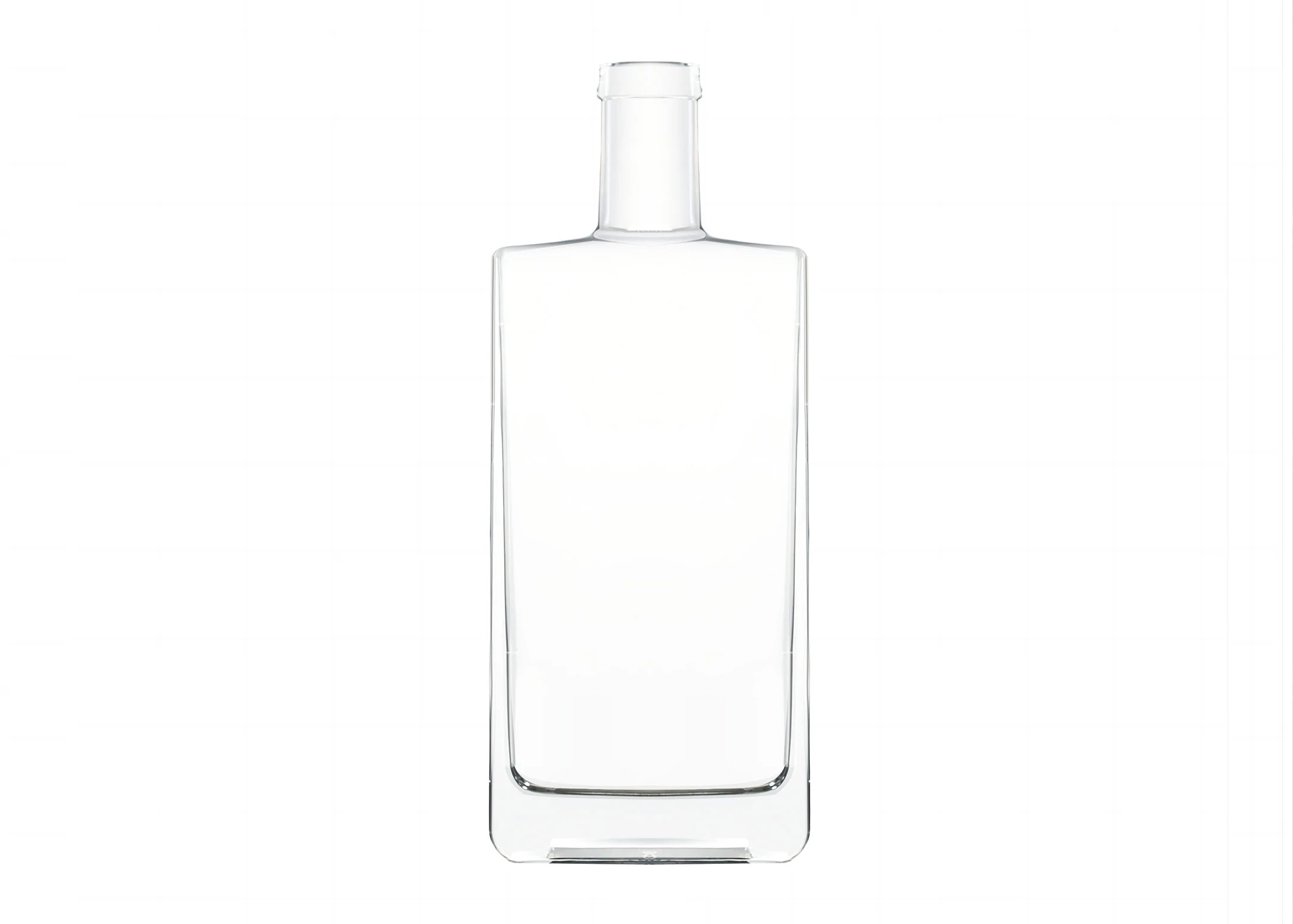 Butelka szklana prostokątna 500ml Extra Flint Glass T-Cork Top
