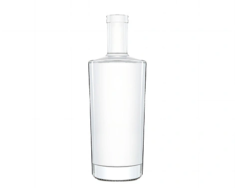 1000ml okrągła szklana butelka Gin opakowanie na alkohol