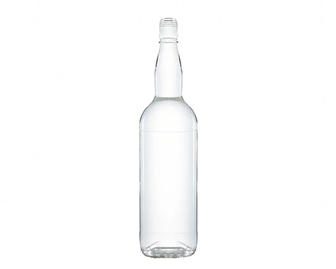 Premium Crystal Extra Flint 1000ml okrągłe gwintowane opakowanie szklane whisky