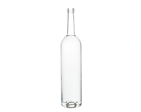 RSG 1000ml Tall Round Liquor Butelka z cienką podstawą