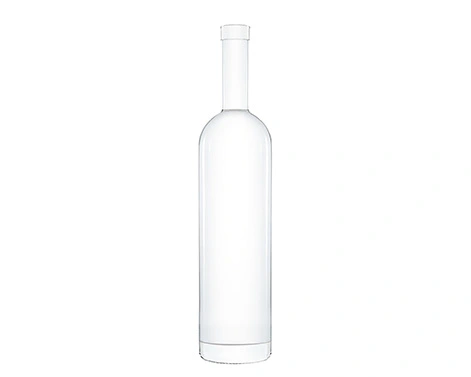 Premium 1000ml okrągła, dodatkowa krzemienna butelka na wódkę