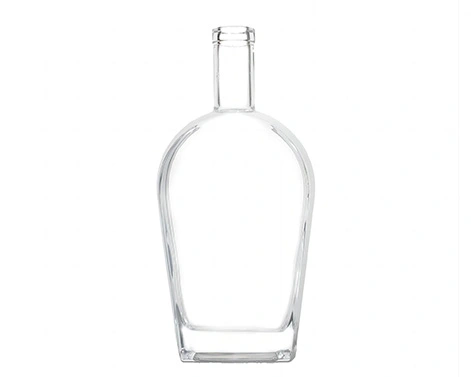 Kryształ 1000ml unikalny kształt gruba butelka na dno dekantera