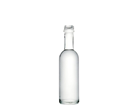 Mini 50ml Butelki Wódki Luzem-okrągła Nordic Type Normal Flint Szklana Butelka