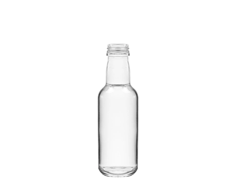 50ml Mały rozmiar Normalny Flint Cylindryczny Okrągły Gin Butelka