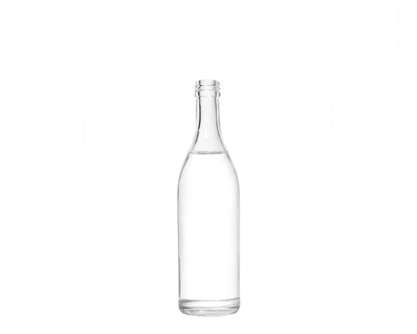 Wysokiej jakości 50ml Śruba Top Butelka z kryształowo czystego materiału Piękny design do whisky