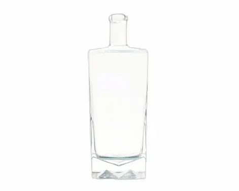 750ml kwadratowa butelka whisky Extra White Flint